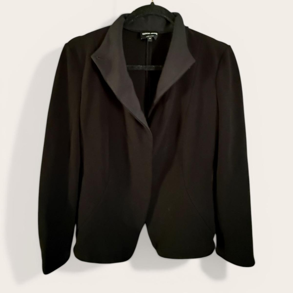 Giorgio Armani Black Women's Tailored Blazer